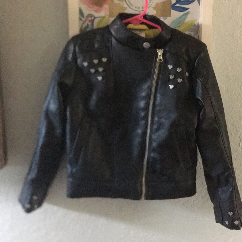 Leather Minnie Disney jacket!!